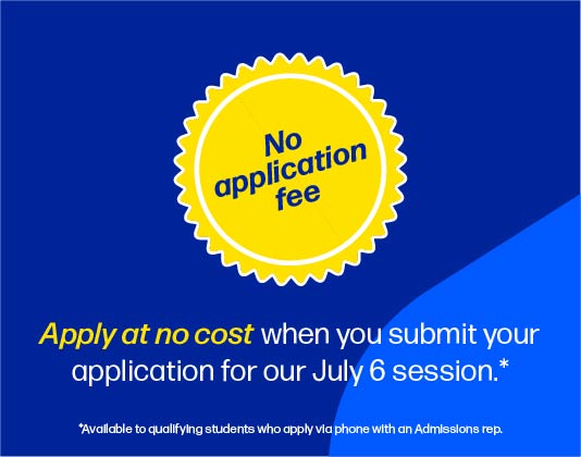 devry application fee waiver graphic